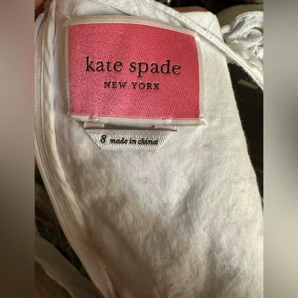 Kate Spade White Floral Eyelet Dress - Picture 10 of 15